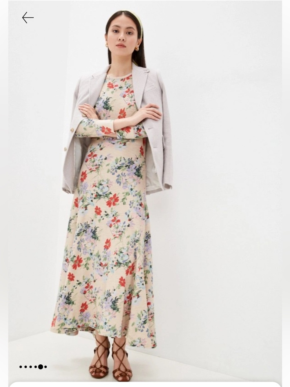 Polo Ralph Lauren Floral Henley Maxi Dress Large
